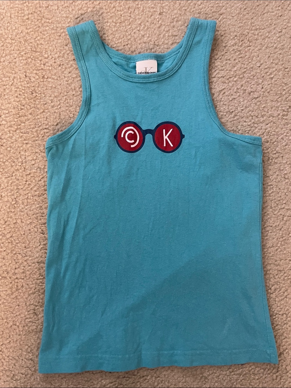 Vintage Calvin Klein Jeans Kids Tank, Size L